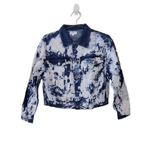 BP. Blue Bleached Wash Denim Jacket Size S (2)